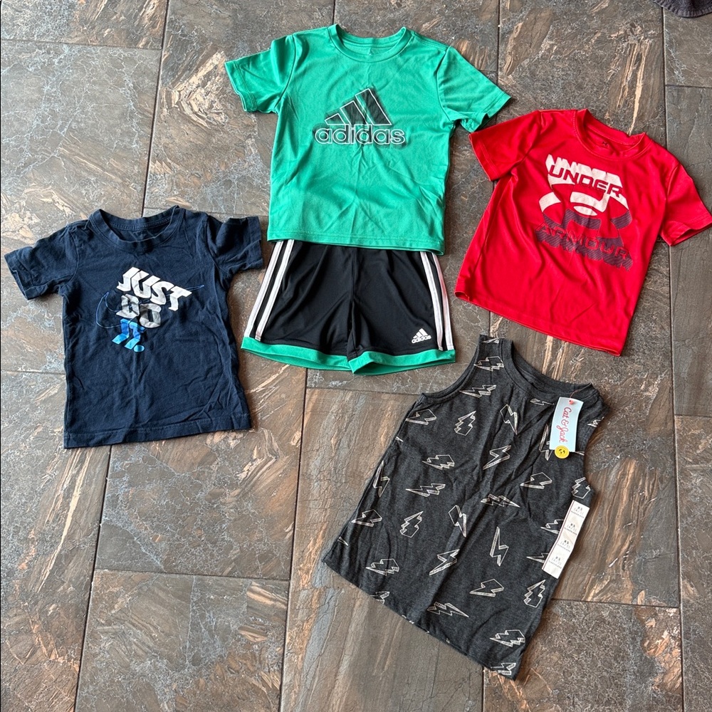Adidas shorts set, Nike, NWT Cat & Jack & Under Armour Kids Clothing 
size 4T